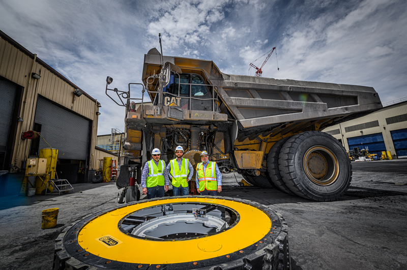 The mining and construction industries have embraced the use of the ASW on large earth movers and trucks to maneuver and transport loads throughout the work site.
