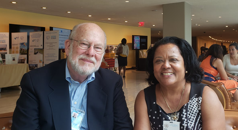 David Stillman & Rose Bazile presenting at the United Nations.